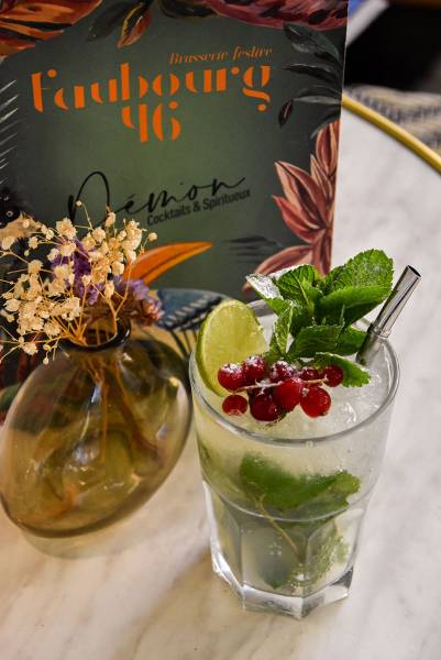 Bar à cocktails avec Happy Hours des 18h tous les jours au Faubourg 46